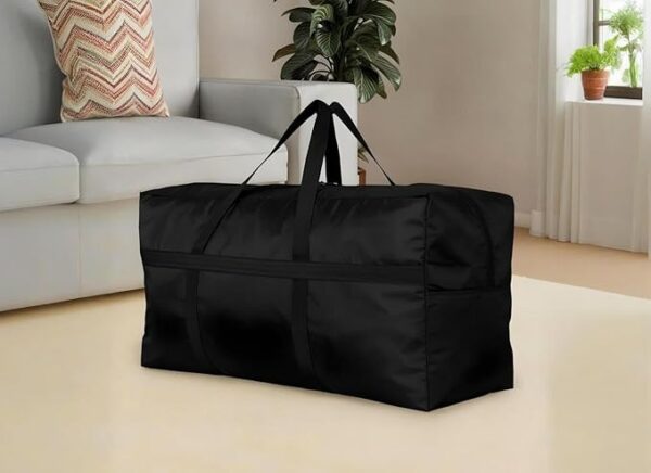 Extra Large Storage Duffle Bag with Zippers and Handles, Big Foldable Duffle Bag for Travel - Image 2